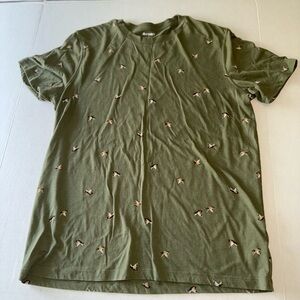 Olive Green All Saints Men's Shirt